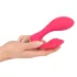SMILE - vibratore indossabile 2in1 ricaricabile telecomandato - silicone rosa