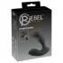 Rebel - vibratore prostatico ricaricabile telecomandato - silicone nero
