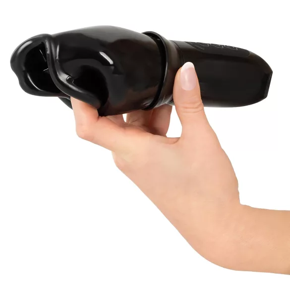 STROKER - masturbatore bocca rotante ricaricabile - nero
