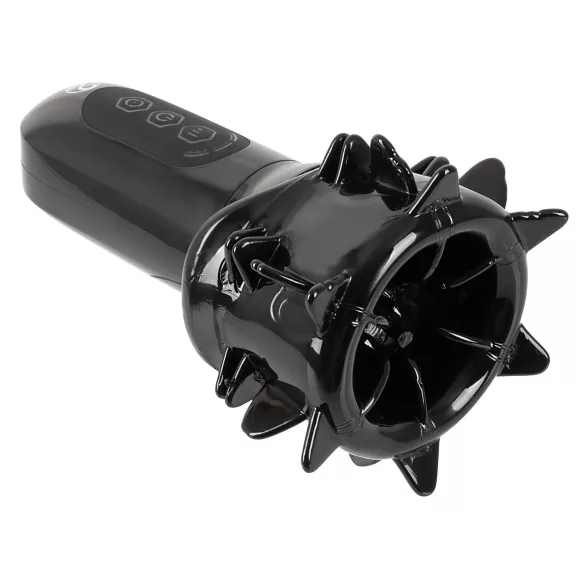 STROKER - masturbatore bocca rotante ricaricabile - nero