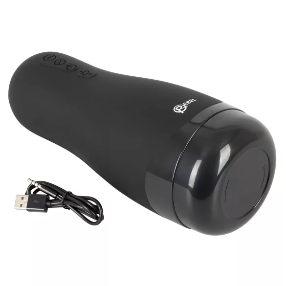 Rebel - masturbatore realistico ricaricabile con riscaldamento 3 funzioni