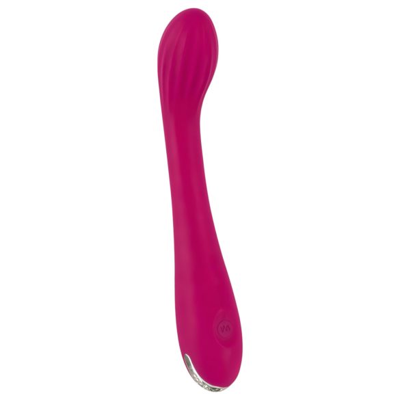 SMILE G-spot - vibratore punto G ricaricabile con rilievi - silicone viola