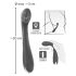 SMILE G-spot - vibratore punto G ricaricabile con rilievi - silicone viola