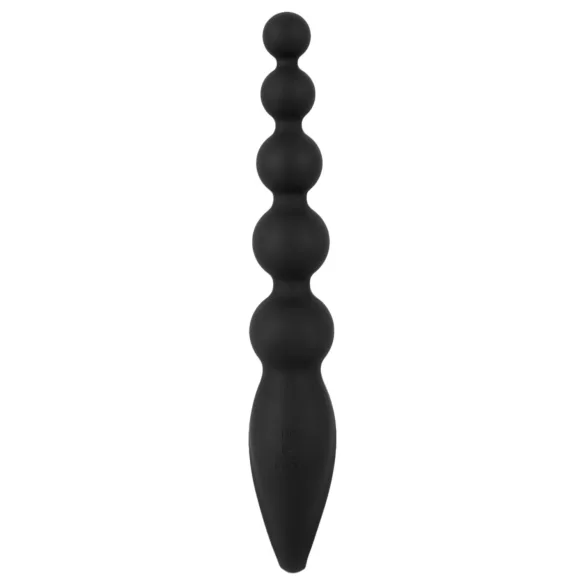 ANOS - vibratore anale a sfere - silicone nero