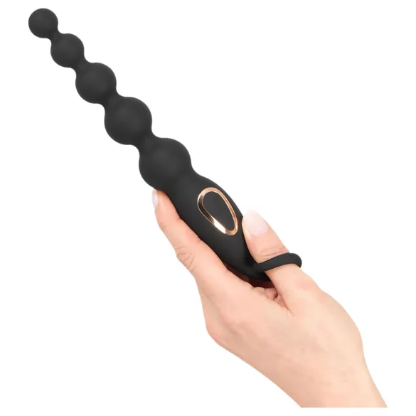 ANOS - vibratore anale a sfere - silicone nero