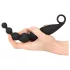 ANOS - vibratore anale a sfere - silicone nero