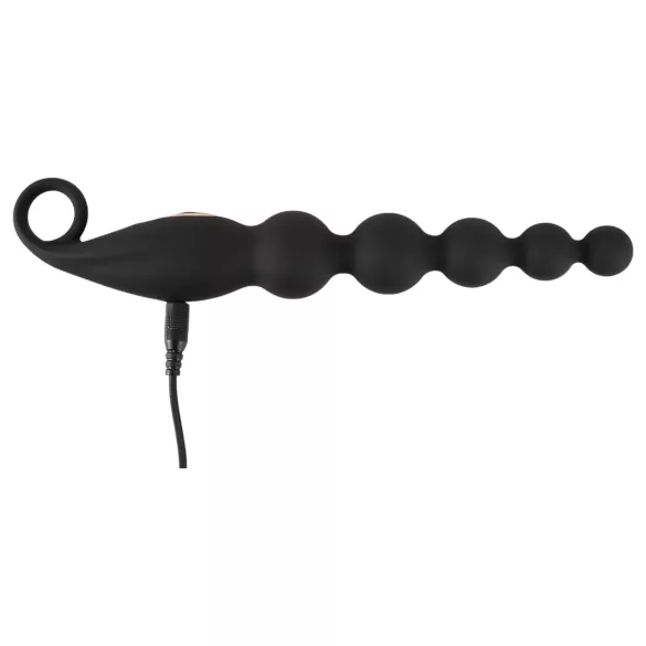 ANOS - vibratore anale a sfere - silicone nero