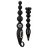 ANOS - vibratore anale a sfere - silicone nero