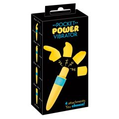   You2Toys - Pocket Power - set di vibratori ricaricabili - giallo (5 pezzi)