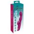SMILE - vibratore flessibile per punto A e G con braccio stimolante (viola)