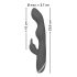 SMILE - vibratore flessibile per punto A e G con braccio stimolante (viola)