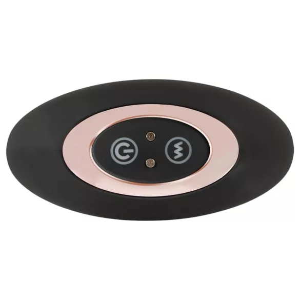 ANOS - vibratore anale con telecomando wireless - nero