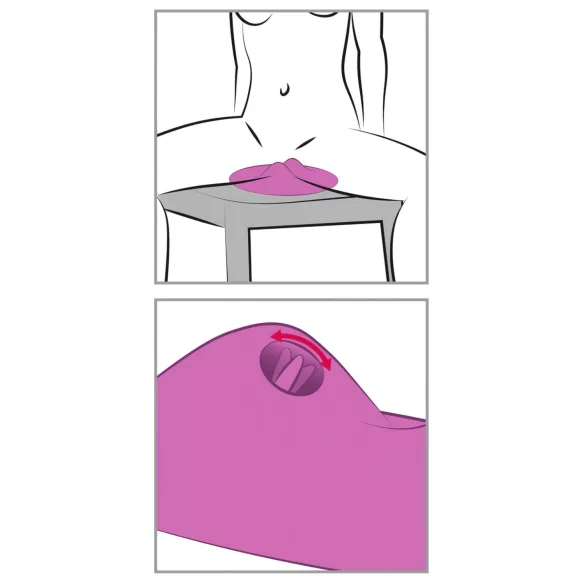 VibePad 2 - vibratore cuscino leccatore - silicone viola