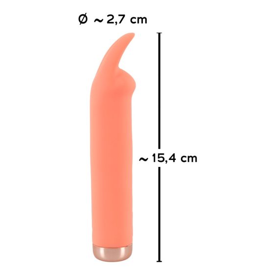 Vibratore per clitoride Mini Coniglietto Pesca" ricaricabile di You2Toys"