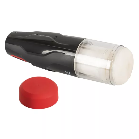 WYNE 05 - masturbatore rotante ricaricabile - silicone nero bianco