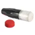 WYNE 05 - masturbatore rotante ricaricabile - silicone nero bianco