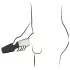 WYNE 05 - masturbatore rotante ricaricabile - silicone nero bianco