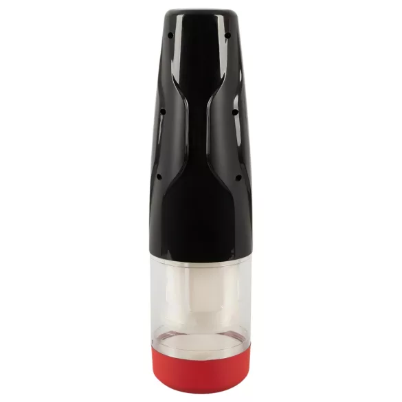 WYNE 05 - masturbatore rotante ricaricabile - silicone nero bianco