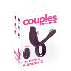   Couples Choice - anello fallico ricaricabile con telecomando - silicone viola