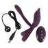 Couples Choice - anello fallico ricaricabile con telecomando - silicone viola