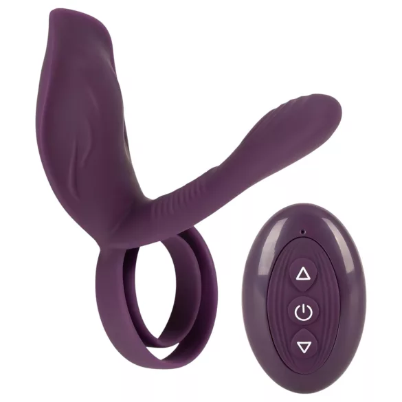 Couples Choice - anello fallico ricaricabile con telecomando - silicone viola