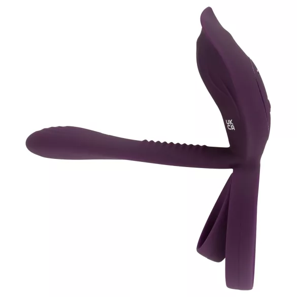 Couples Choice - anello fallico ricaricabile con telecomando - silicone viola