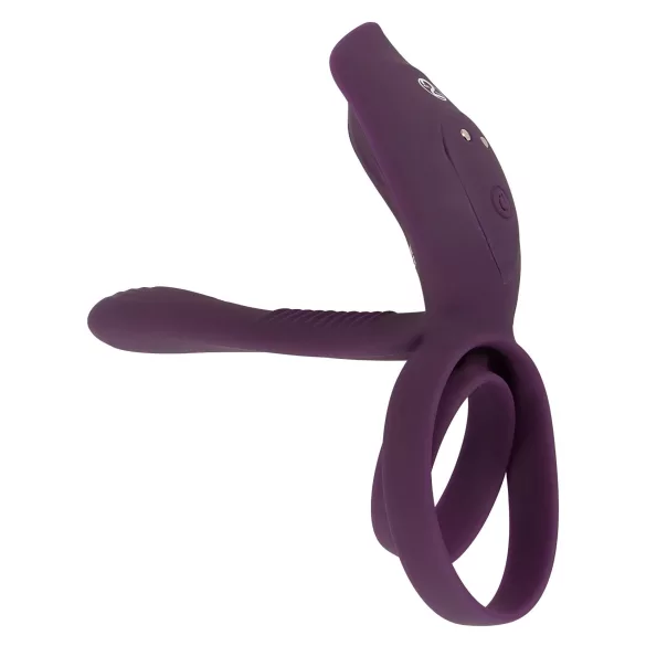 Couples Choice - anello fallico ricaricabile con telecomando - silicone viola