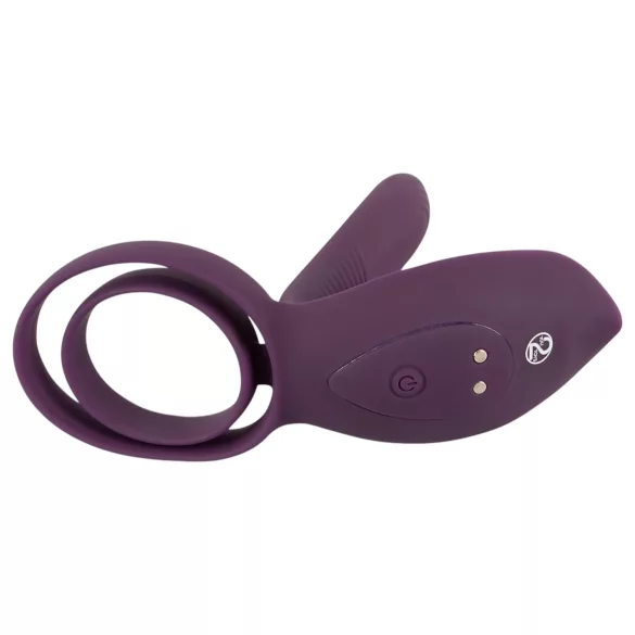 Couples Choice - anello fallico ricaricabile con telecomando - silicone viola