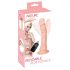 Vibratore in silicone naturale con ventosa