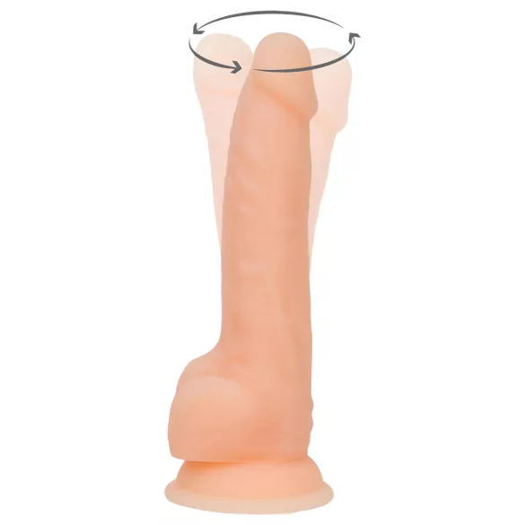 Naked Addiction - vibratore rotante - realistico 20 cm - color carne