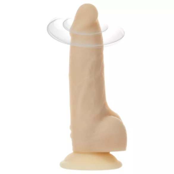 Naked Addiction Rotating 7 - vibratore rotante (18cm) - naturale