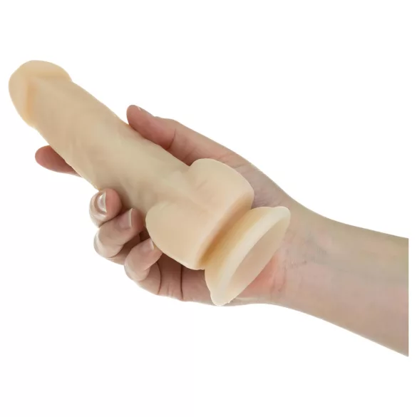 Naked Addiction Rotating 7 - vibratore rotante (18cm) - naturale