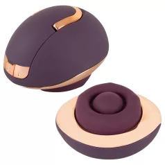   Belou - vibratore massaggiatore vulva rotante ricaricabile - viola