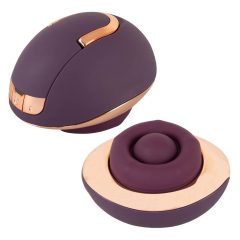   Vibratore Massaggiante Ricaricabile Belou con Rotazione per Vulva (Viola)