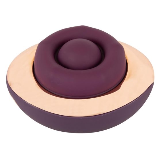 Vibratore Massaggiante Ricaricabile Belou con Rotazione per Vulva (Viola)