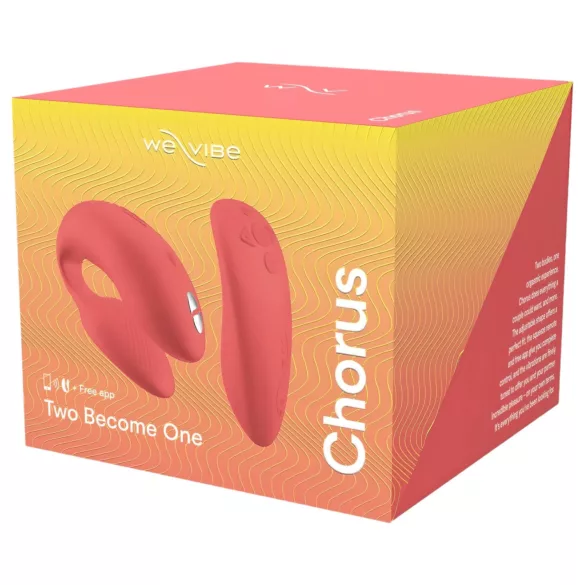 We-Vibe Chorus - vibratore di coppia controllato tramite app (arancione)