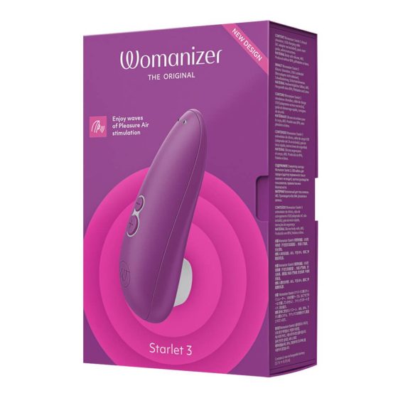 Womanizer Starlet 3 - Stimolatore clitorideo ricaricabile a onde d'aria (viola)