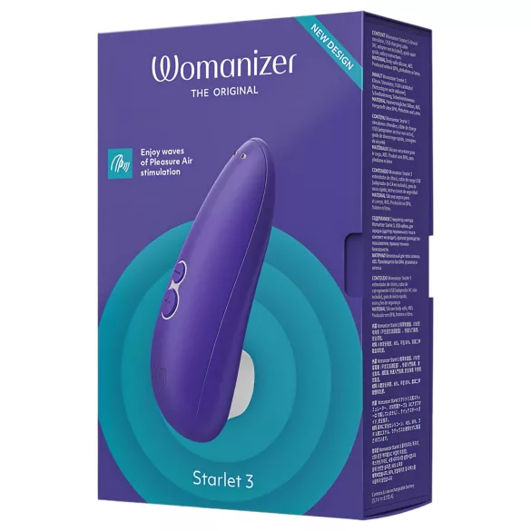Womanizer Starlet 3 - stimolatore clitorideo a onde d’aria - blu