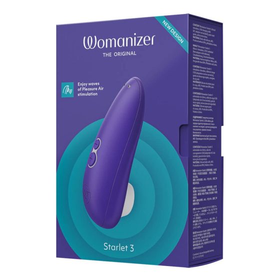 Womanizer Starlet 3 - Stimolatore Clitorideo Ricaricabile a Onde d'Aria (Blu)