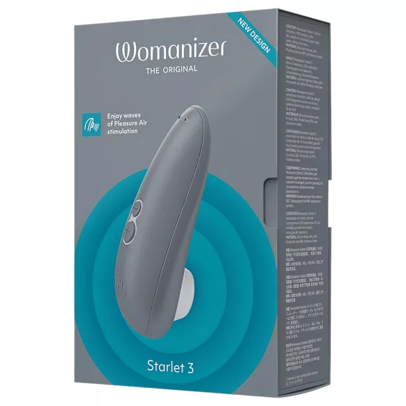 Womanizer Starlet 3 - stimolatore clitorideo a onde d'aria - grigio