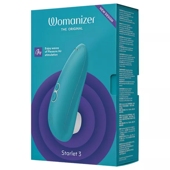 Womanizer Starlet 3 - stimolatore clitorideo a onde d’aria - turchese