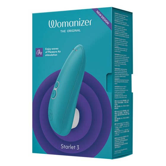 Womanizer Starlet 3 - Stimolatore clitorideo a batteria e impermeabile con tecnologia a onde d'aria (turchese)