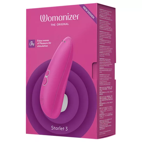 Womanizer Starlet 3 - stimolatore clitoride a onde d’aria - rosa