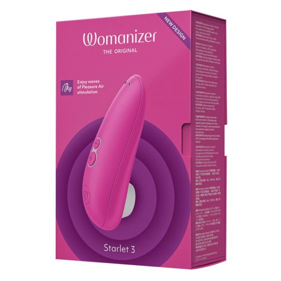 Womanizer Starlet 3 - Stimolatore Clitorideo Ricaricabile ad Onde d'Aria (Rosa)