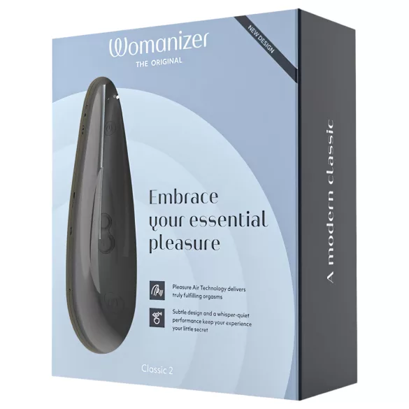 Womanizer Classic 2 - stimolatore clitorideo onde d’aria ricaricabile - nero