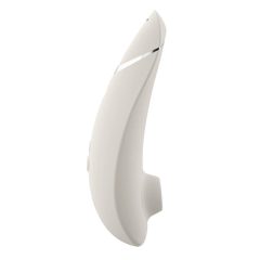   Womanizer Premium 2 - Stimolatore clitorideo a onde d'aria impermeabile e ricaricabile (bianco)