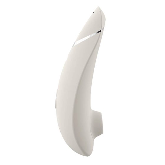 Womanizer Premium 2 - Stimolatore clitorideo a onde d'aria impermeabile e ricaricabile (bianco)