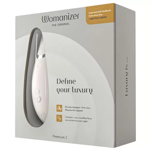 Womanizer Premium 2 - stimolatore clitoride ad aria - bianco