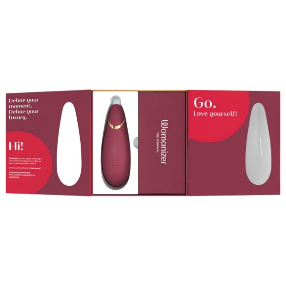 Womanizer Premium 2 - stimolatore clitorideo ad aria - rosso