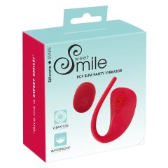   SMILE Slim Panty - vibratore clitorideo radio ricaricabile (rosso)